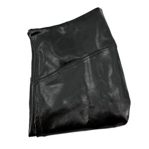 SPANX Petite Faux Leather Leggings XL High Waist Shaping Black‎ Pants